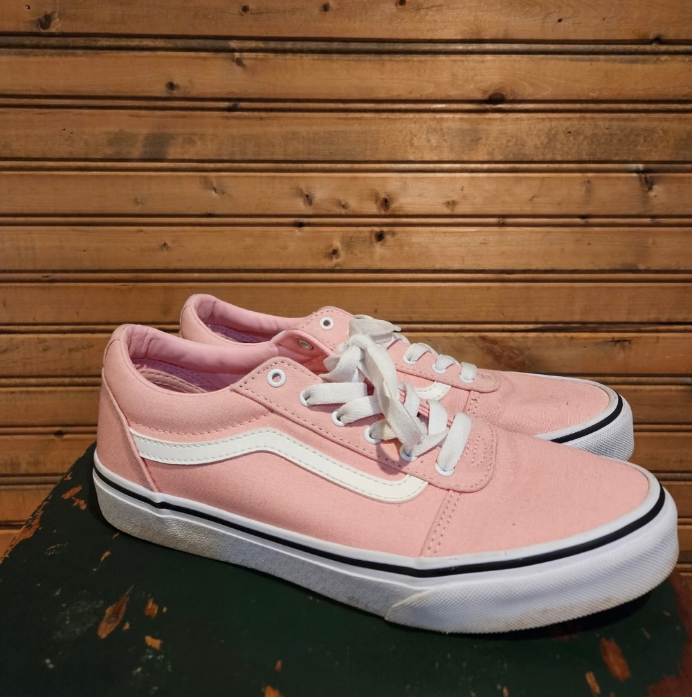Vans-Pink and White